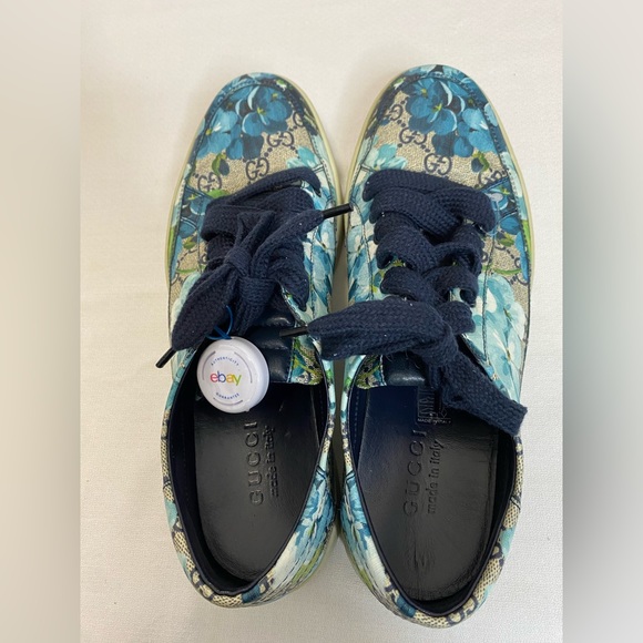 GUCCI
GUCCI MEN'S BLOOM FLOWER PRINT BLUE SUPREME GG CANVAS SNEAKER SHOES 9.5 - Picture 6 of 14
